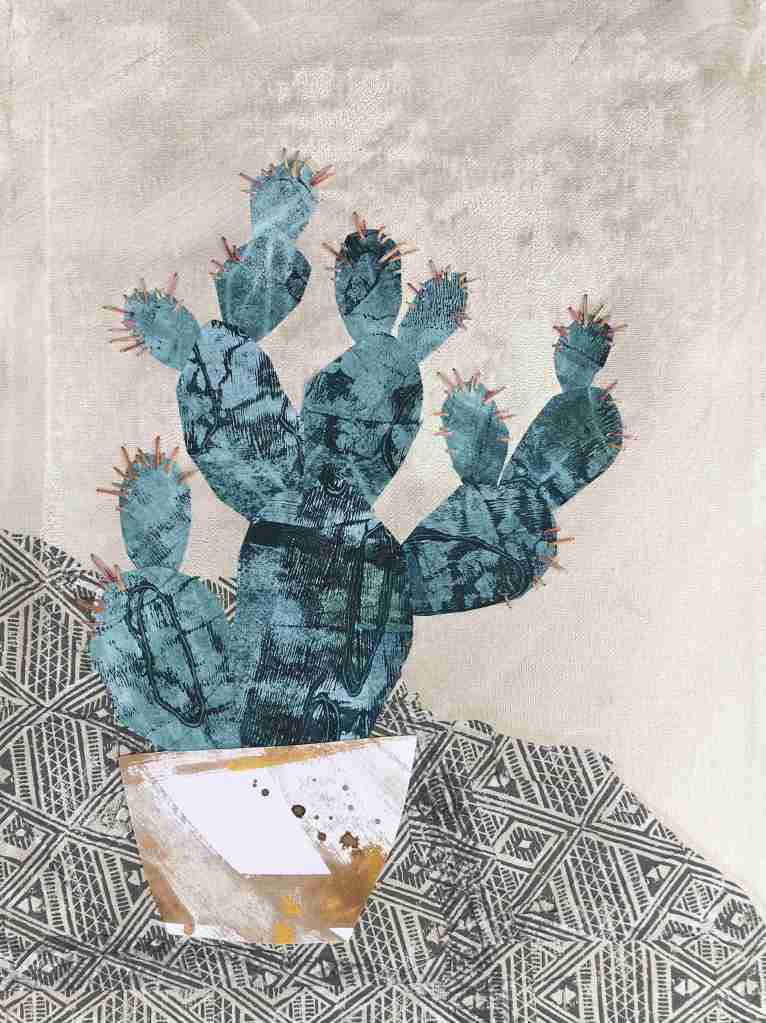 Botanicals cactus on table