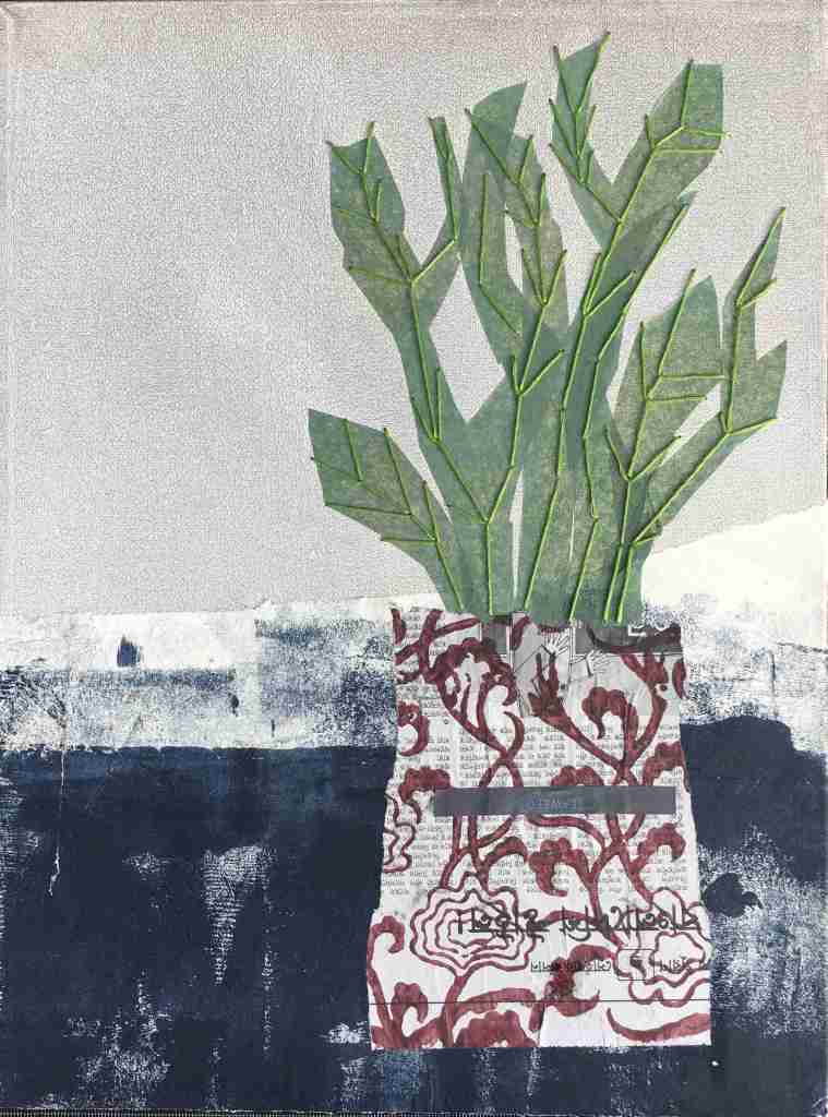 Botanicals still life on canvas