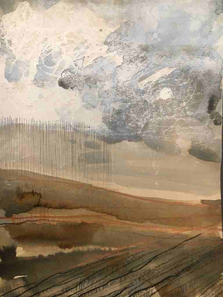 Remembered landscapes 2020 mixed media