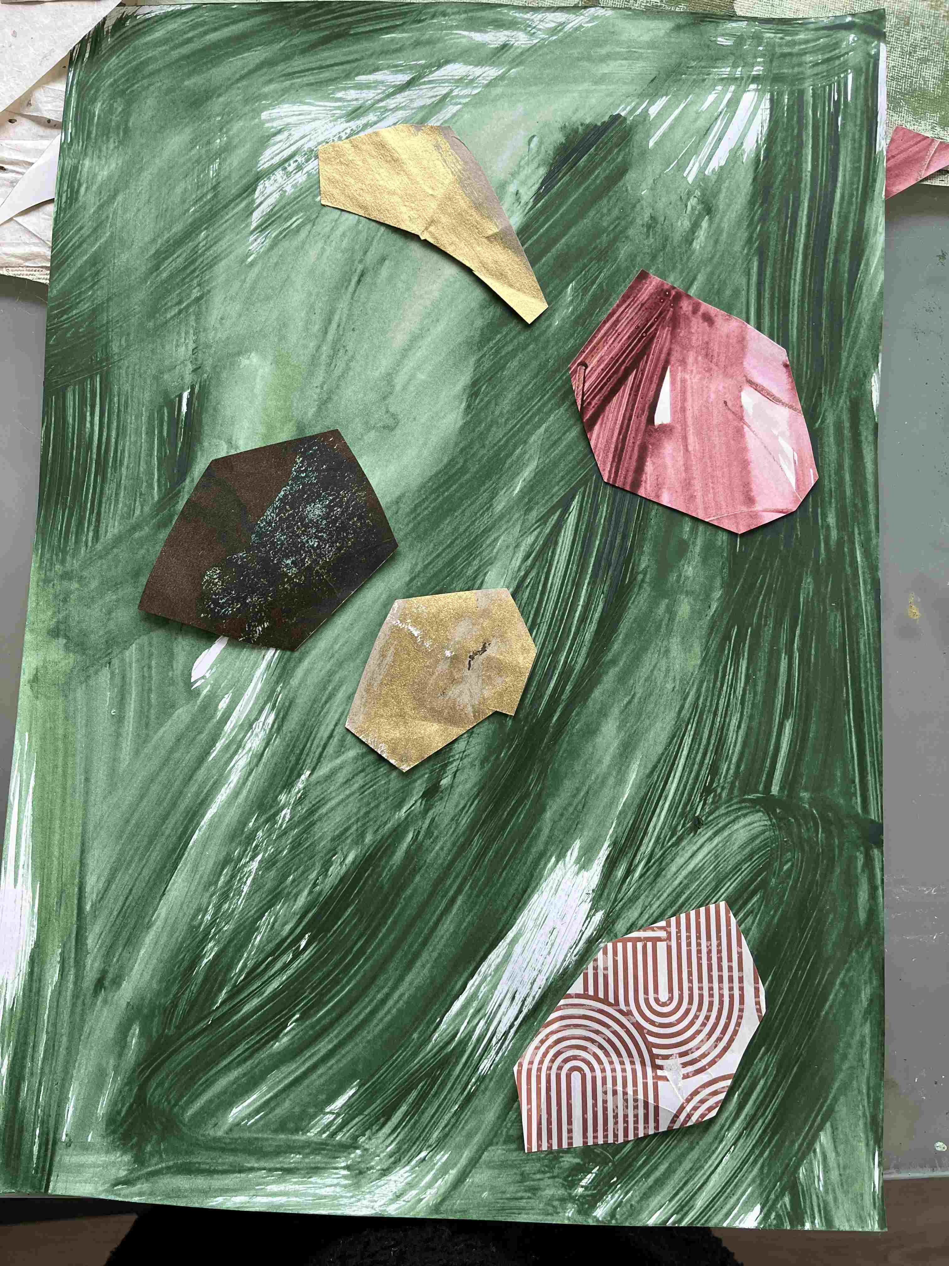 Earth colours work in progress