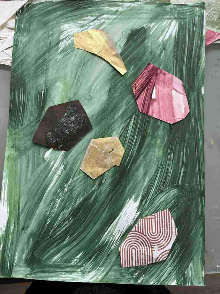 Earth colours work in progress